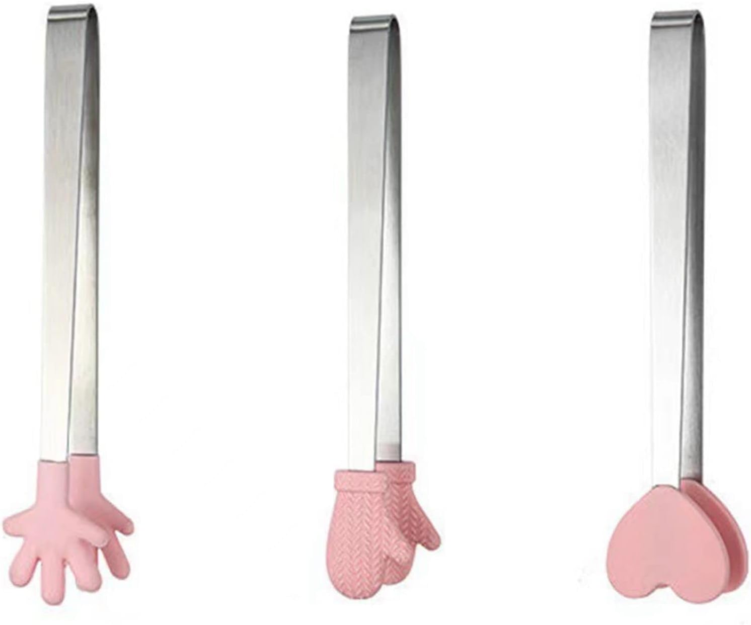 Mini Dessert Tongs, Tong Clips for BBQ, Salad, Candy, Mini Tongs -Pack of 3 Mini Dessert Tongs, Tong Clips for BBQ, Salad, Candy, Mini Tongs -Pack of 3